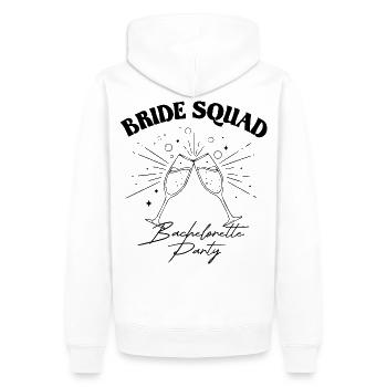 Bride Squad - Bachelorette Party - Männer Premium Bio Hoodie - Weiß - Hinten - Nico (187cm)
