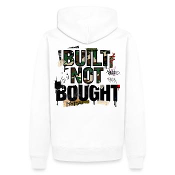 Motif camouflage construit et non acheté pour les fans de JDM - Sweat à capuche Premium bio Homme - blanc - Dos - Nico (187cm)
