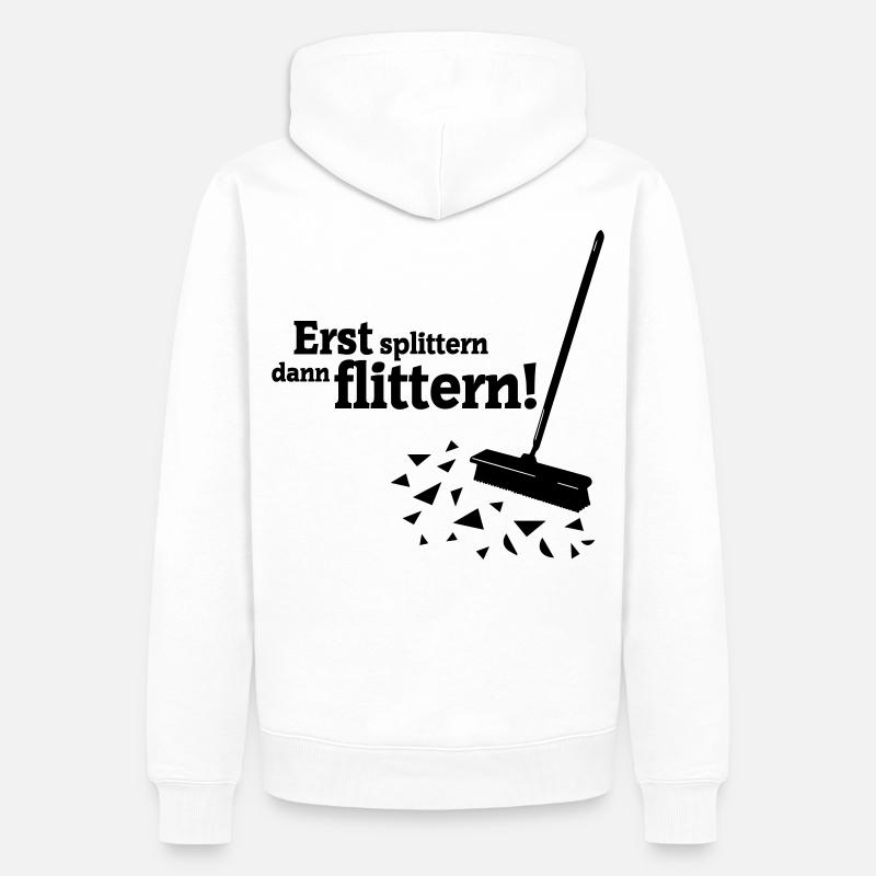 Polterabend - Männer Premium Bio Hoodie - Weiß