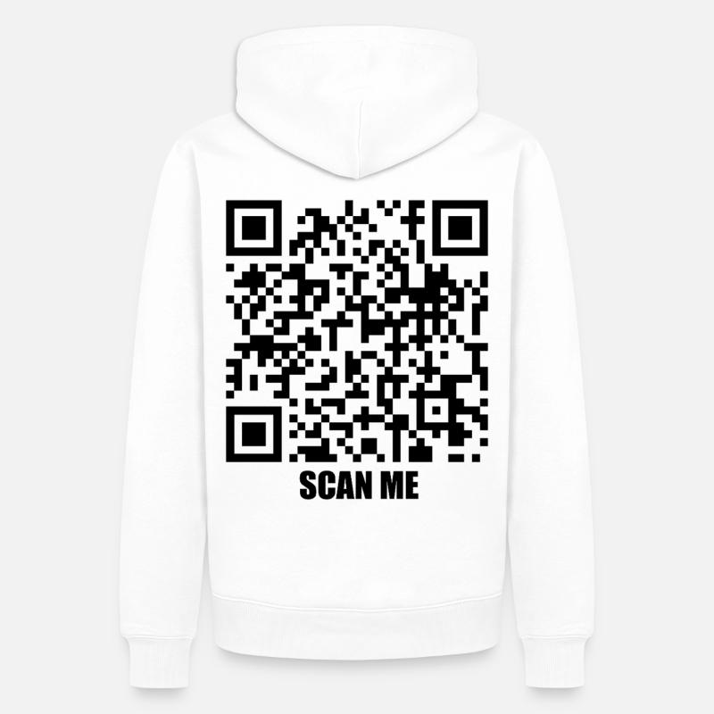 Quote Message – Let’s Fly Together - Männer Premium Bio Hoodie - Weiß