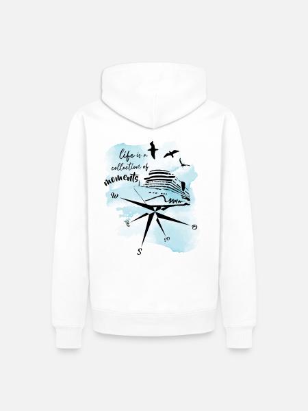 A Collection of Moments - Männer Premium Bio Hoodie - Weiß