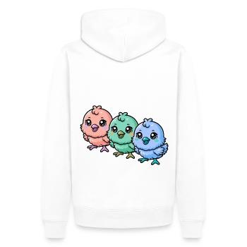 Baby Kind Kinder Küken Ostern Kleinkinder Huhn - Männer Premium Bio Hoodie - Weiß - Hinten - Nico (187cm)