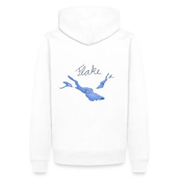 47566C62 4F9F 4129 9E94 9C12DD810B36 - Männer Premium Bio Hoodie - Weiß - Hinten - Nico (187cm)