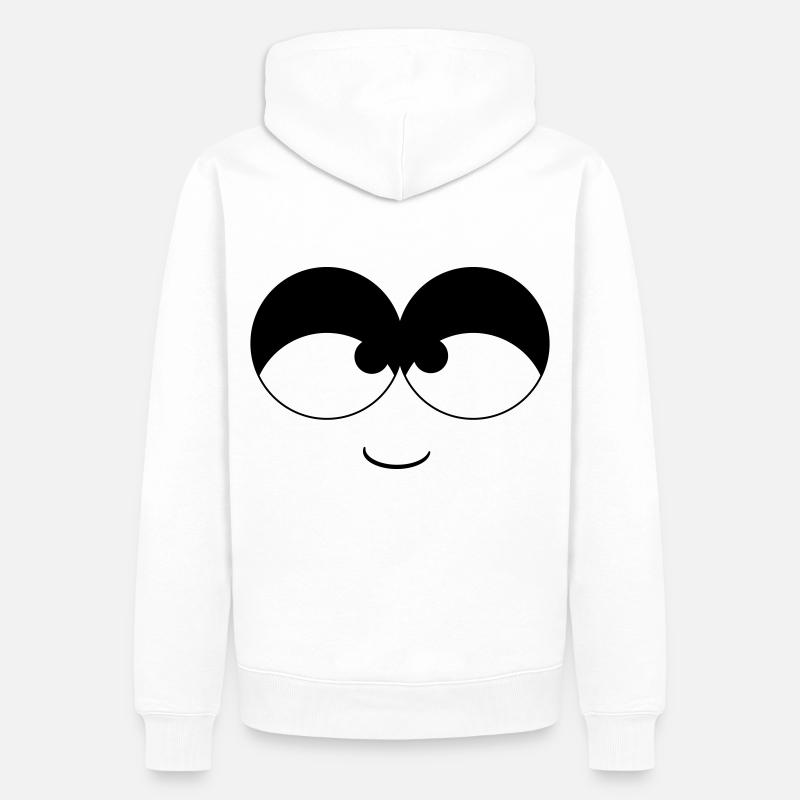 Seh dich! - Männer Premium Bio Hoodie - Weiß