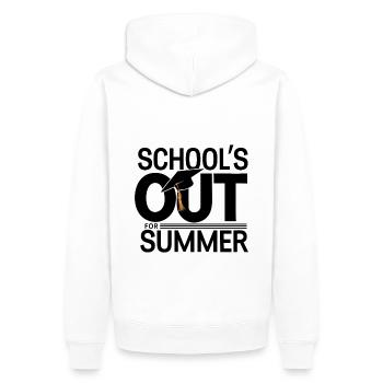 Schulabschluss Schulende School`s Out For Summer - Männer Premium Bio Hoodie - Weiß - Hinten - Nico (187cm)