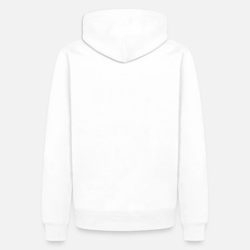 ils vivent - blancs - Sweat à capuche Premium bio Homme - blanc