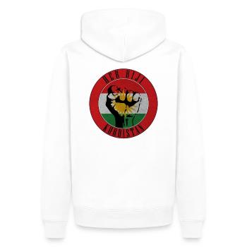Kurdistan Flag her biji Kurdistan - Sweat à capuche Premium bio Homme - blanc - Dos - Nico (187cm)