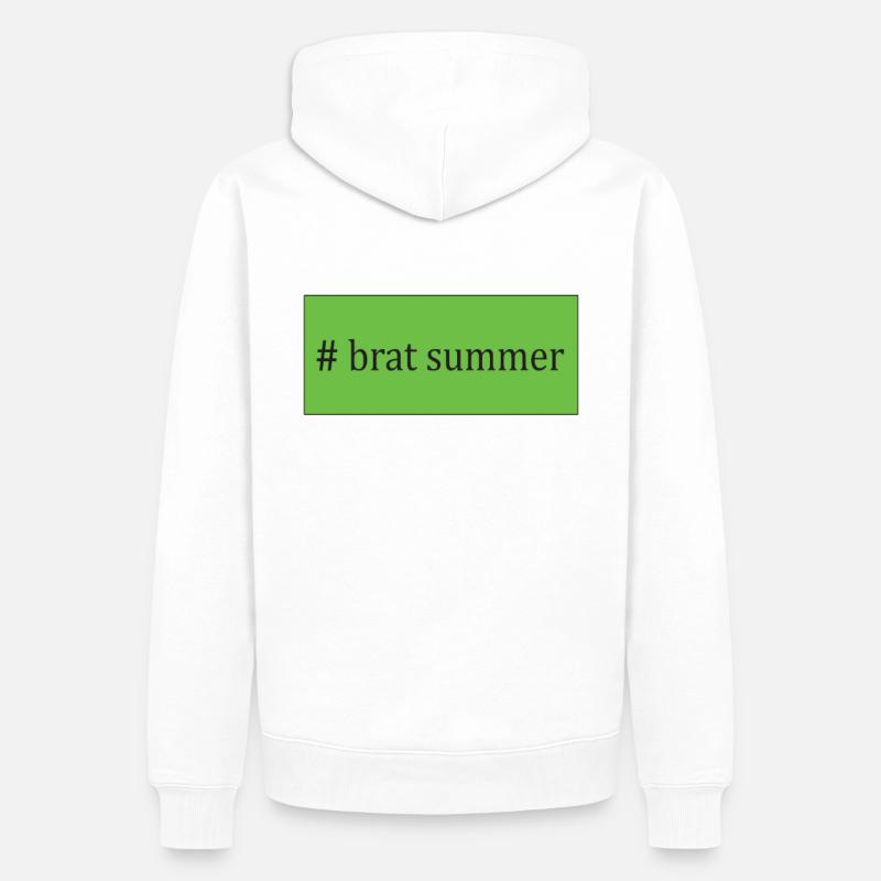 # L’été des gosses - Sweat à capuche Premium bio Homme - blanc