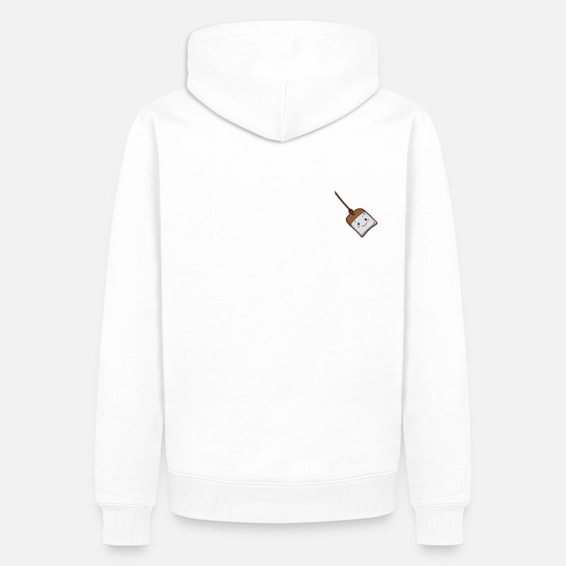 Sachet de thé comique mignon - Sweat à capuche Premium bio Homme - blanc