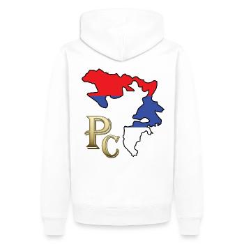 rs - Sweat à capuche Premium bio Homme - blanc - Dos - Nico (187cm)