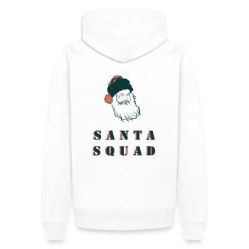 Santa Squad Weichnachtscrew Santa Team - Männer Premium Bio Hoodie - Weiß - Hinten - Nico (187cm)