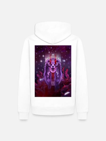 Sternzeichen Löwe - Männer Premium Bio Hoodie - Weiß