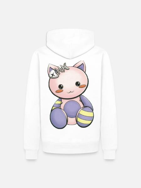 Manga - Men’s Premium Organic Hoodie - white