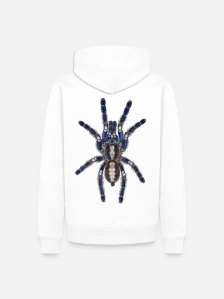 Poecilotheria - Männer Premium Bio Hoodie - Weiß