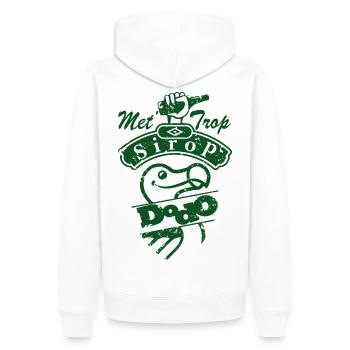 MET TROP SIROP DODO - Sweat à capuche Premium bio Homme - blanc - Dos - Nico (187cm)