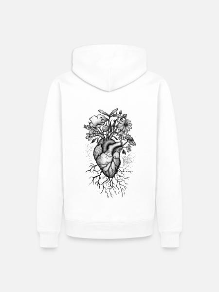 Phytosynthese - Männer Premium Bio Hoodie - Weiß