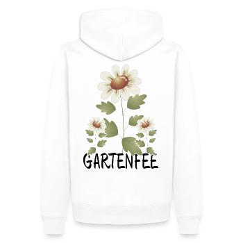 Blumen Für Die Gartenfee Gärtnerin Garten Geschenk - Männer Premium Bio Hoodie - Weiß - Hinten - Nico (187cm)