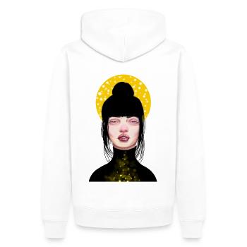 Girl - Sunlight Edition - Sweat à capuche Premium bio Homme - blanc - Dos - Nico (187cm)