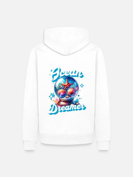 Ocean Dreamer Aquarium - Männer Premium Bio Hoodie - Weiß