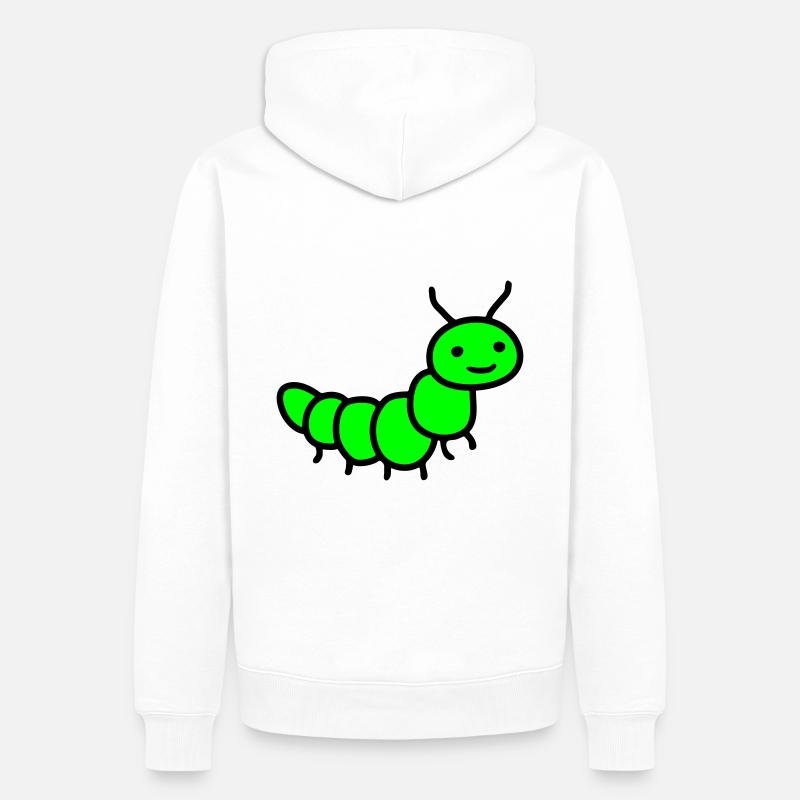 chenille - Sweat à capuche Premium bio Homme - blanc