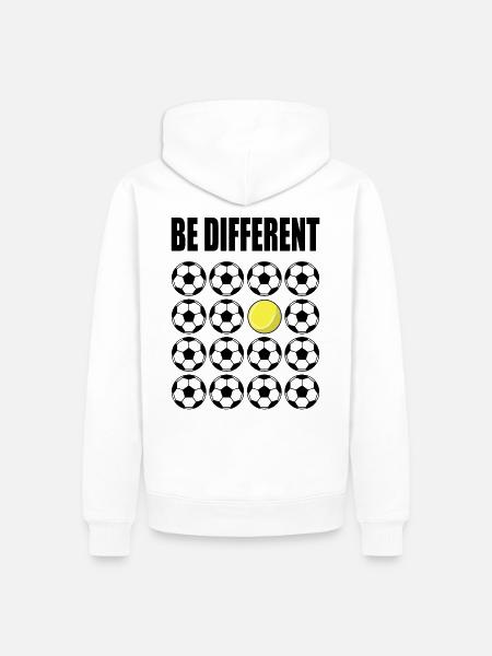 Tennis Funny Gift - Men’s Premium Organic Hoodie - white