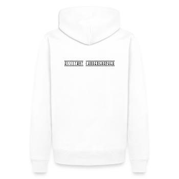 Assistant_Choreographer - Männer Premium Bio Hoodie - Weiß - Hinten - Nico (187cm)