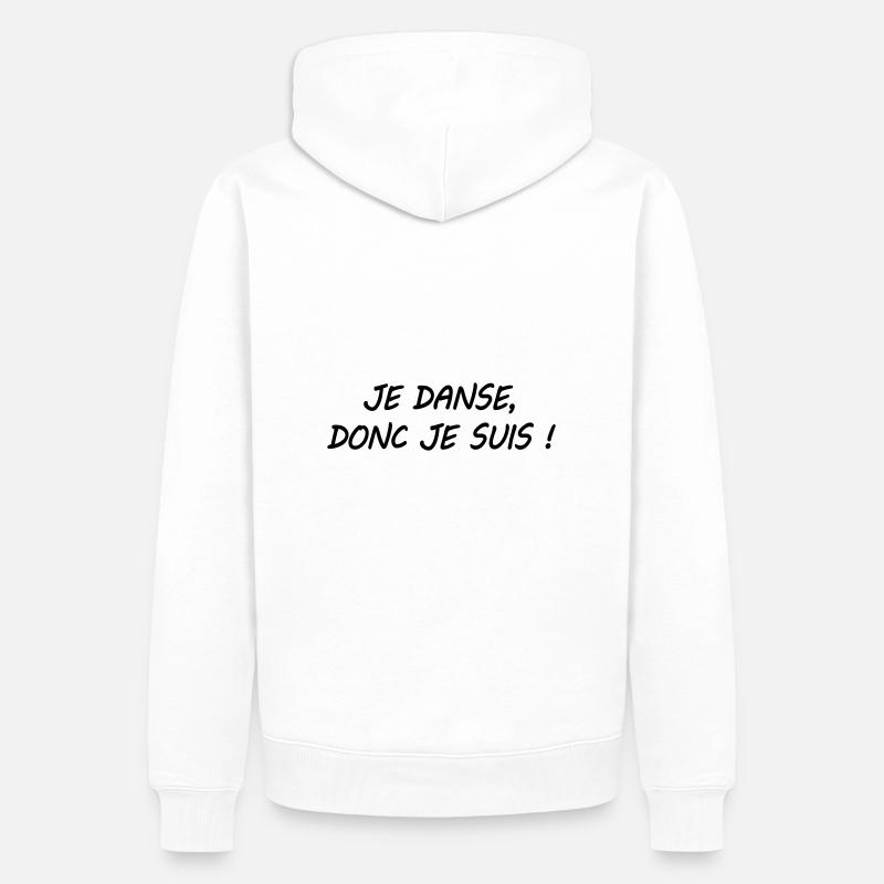 Citation danse - Männer Premium Bio Hoodie - Weiß
