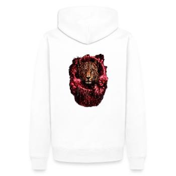jaguar - Sweat à capuche Premium bio Homme - blanc - Dos - Nico (187cm)