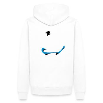 Paragliding Acro - Männer Premium Bio Hoodie - Weiß - Hinten - Nico (187cm)