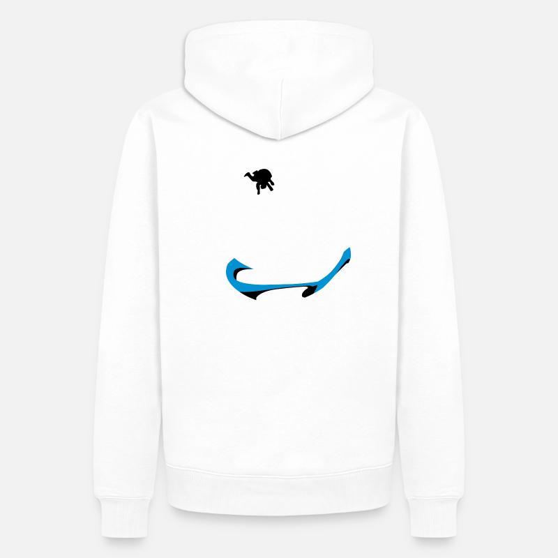 Paragliding Acro - Sweat à capuche Premium bio Homme - blanc