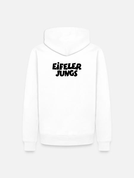 Eifeler Jungs aus der Eifel - Männer Premium Bio Hoodie - Weiß