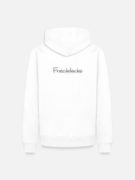 Frechdachs Kind Kleinkind frech Geschenk - Männer Premium Bio Hoodie - Weiß