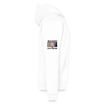 Sockensortierer - Männer Premium Bio Hoodie - Weiß - Rechts - Nico (187cm)