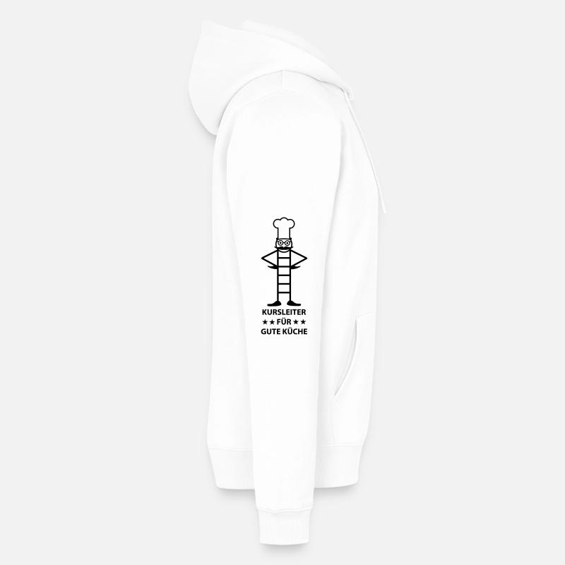 gute Küche (b) - Männer Premium Bio Hoodie - Weiß