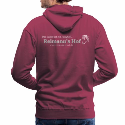 Reimann' Hof Islandpferd beidseitig - Männer Premium Hoodie