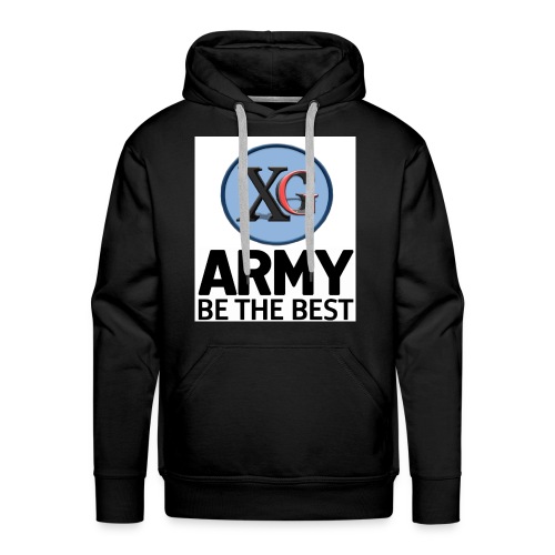 xg-logo-army - Men's Premium Hoodie
