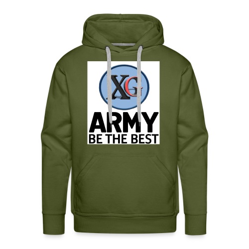 xg-logo-army - Men's Premium Hoodie