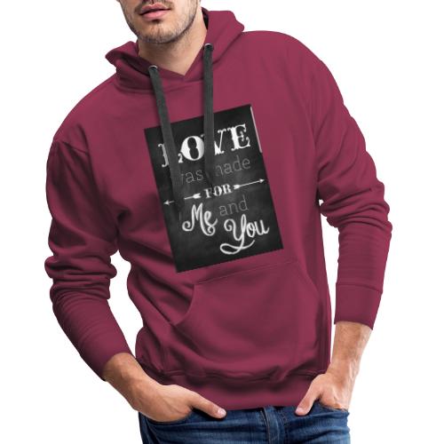 Love - Mannen Premium hoodie