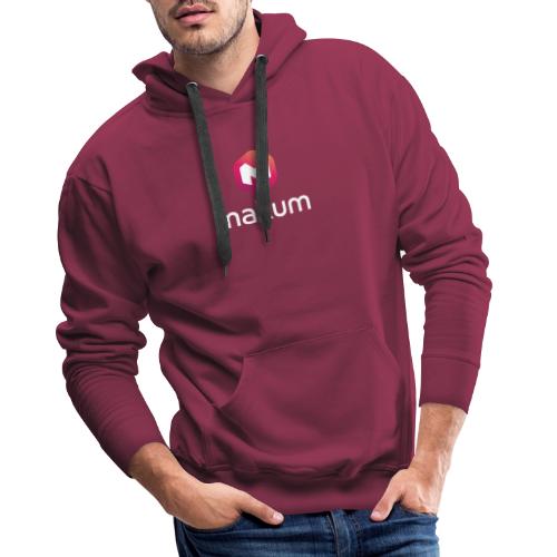 Makum logo+teksti - Miesten premium-huppari
