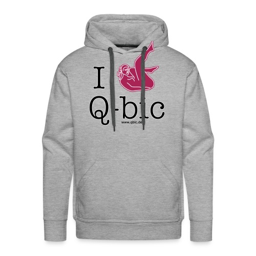 I Love Q-bic - Männer Premium Hoodie