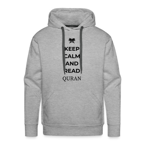 T-shirt WF Outlet - Keep Calm Read Quran No Border - Sweat-shirt à capuche Premium pour hommes