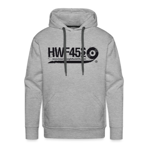 HWF45S Retro Logo Black - Men's Premium Hoodie