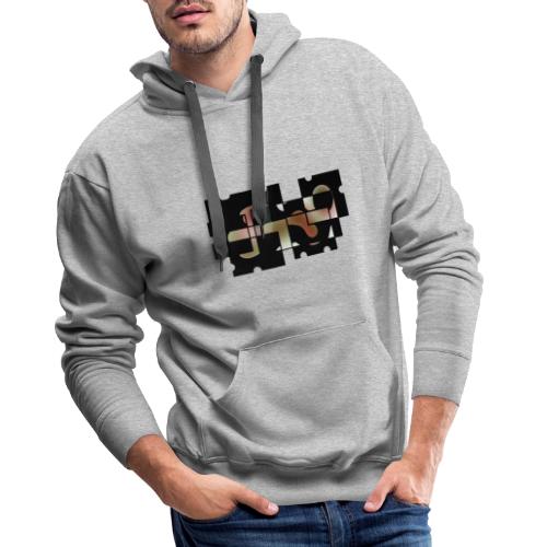 Puzzle Abstrait - Sweat-shirt à capuche Premium pour hommes