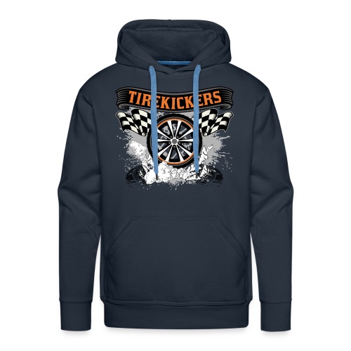 Tirekickers – Wheel ans Racing Flags - Männer Premium Hoodie