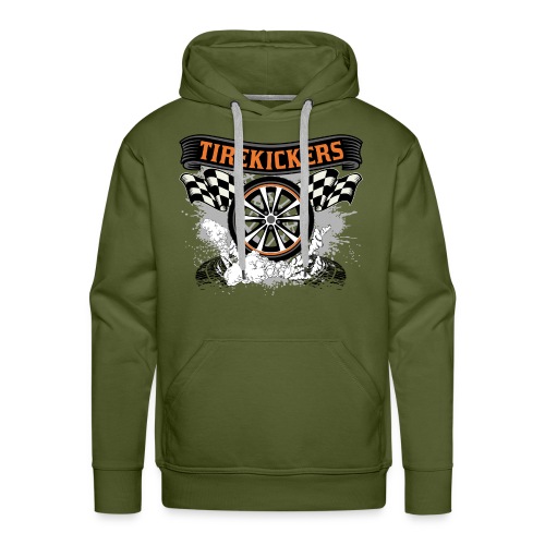 Tirekickers – Wheel ans Racing Flags - Männer Premium Hoodie