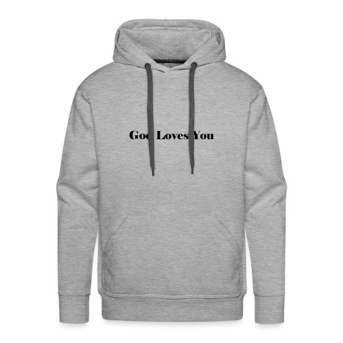 God Loves You - Men's Premium Hoodie