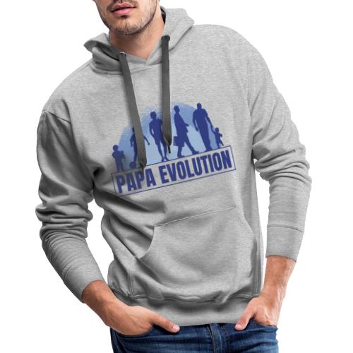 Papa Evolution - Männer Premium Hoodie
