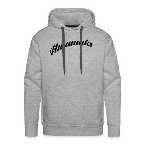 nuuuuks logo - Mannen Premium hoodie