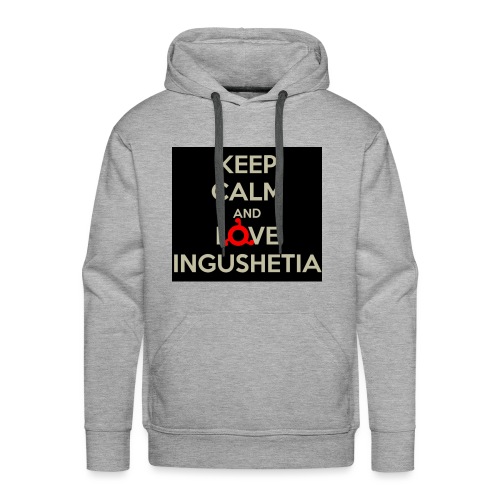 keep calm and love ingushetia - Sweat-shirt à capuche Premium pour hommes