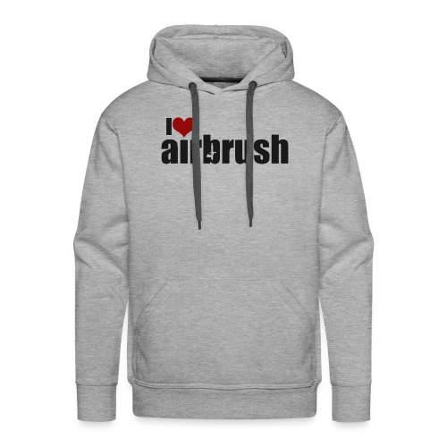 I Love airbrush - Männer Premium Hoodie